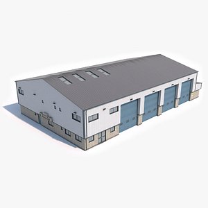 ready industrial building 16 3D