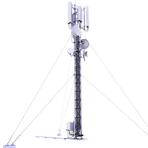 3D Cell Phone Tower Mods 11 model