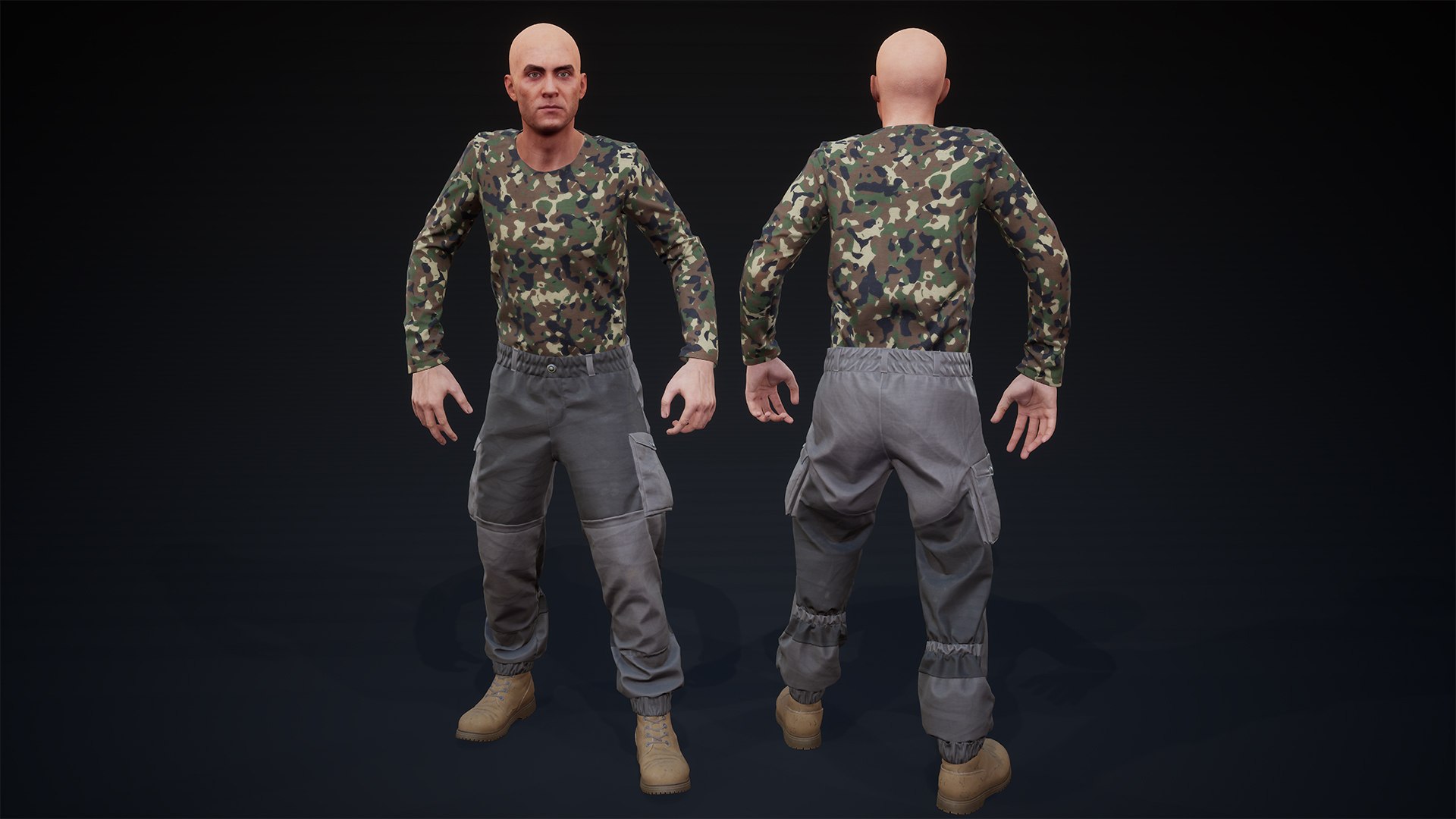 3D soldier gorka suit https://p.turbosquid.com/ts-thumb/SB/H3VOdb/xe/4_gallery/jpg/1693575809/1920x1080/fit_q87/9e40aa55759cb381333181e00163379660b7a48d/4_gallery.jpg