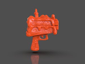 3D TMNT Cake Gun Scratch