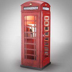 london telephone booth obj