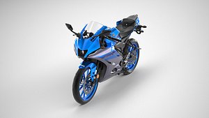 Yamaha YZF R125 2025 3D model