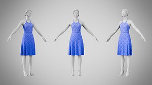 Dress 22 Very Light Blue With Design model