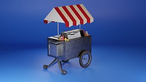 3D model CARRINHO DE HOTDOG
