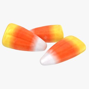 3D realistic candy corn
