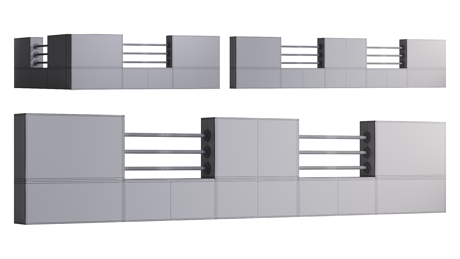 Fencing 55 3D - TurboSquid 2362987