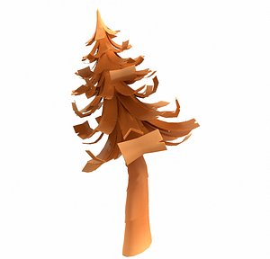 3D Cartoon tree