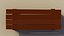Low Poly Wooden Bench