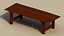 Low Poly Wooden Bench