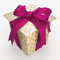 Christmas BOX Closed3 Ribbon cream