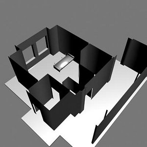 hospital room 3d model