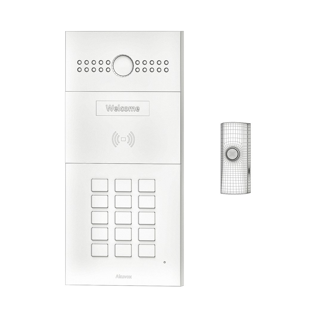 3D Akuvox R27 Intercom Exit Model - TurboSquid 1574730