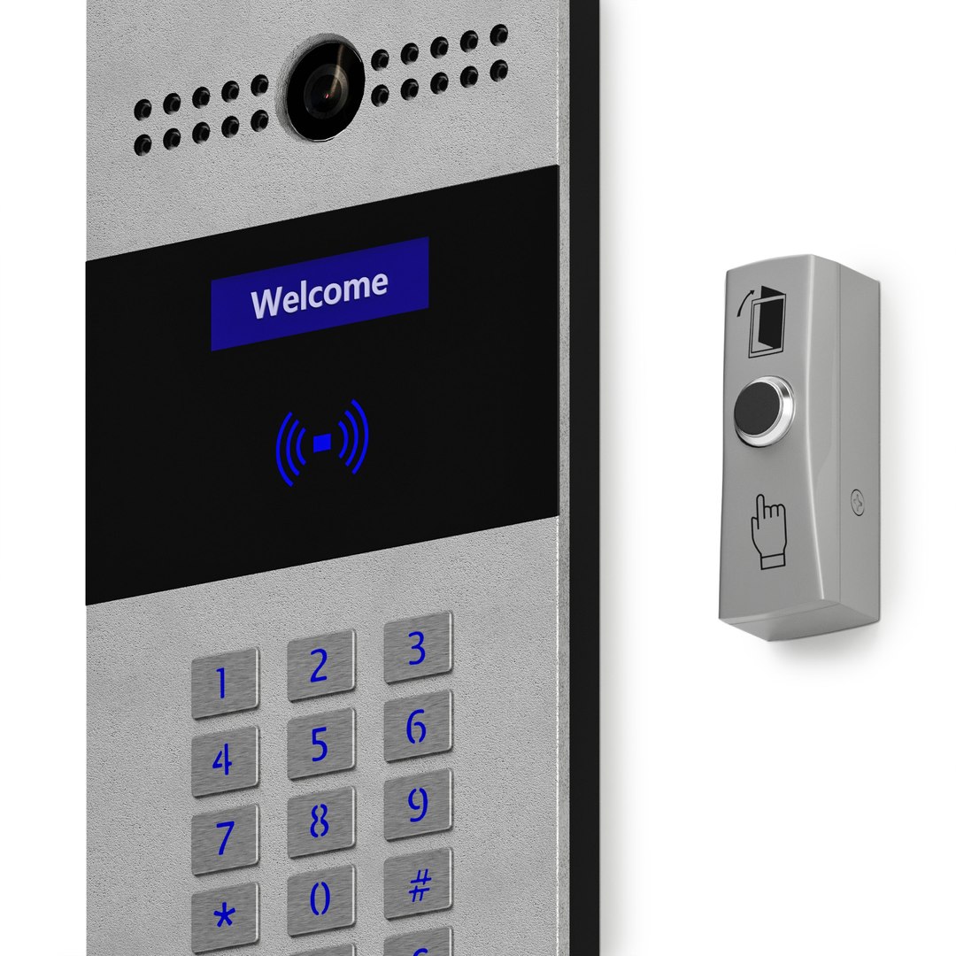 3D Akuvox R27 Intercom Exit Model - TurboSquid 1574730