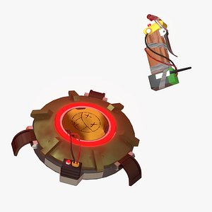 Junkrat's Landmine and Detonator