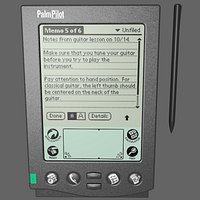Palm Pilot (1996) by Jeff Hawkins and Palo Alto Design Group