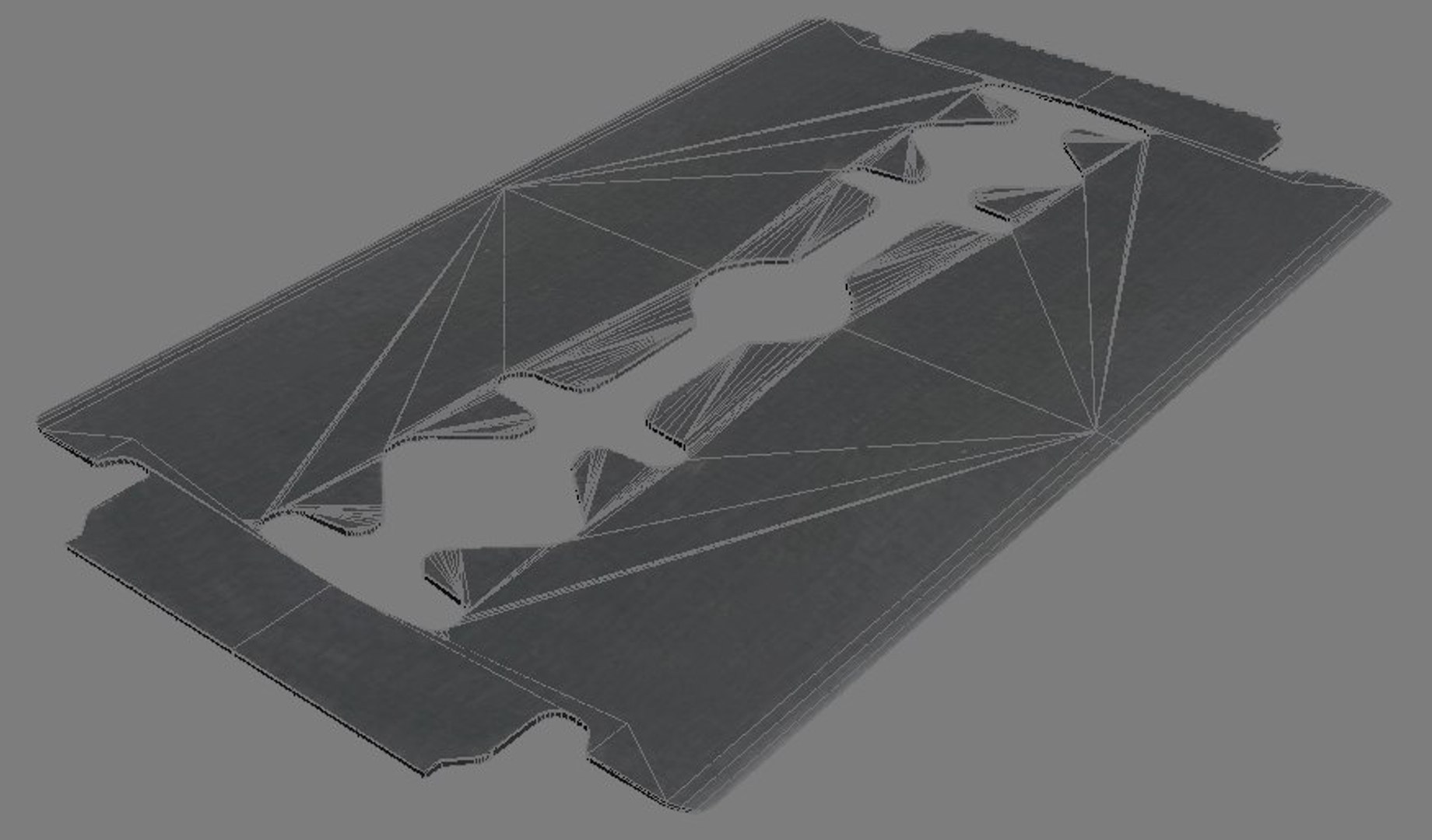 3d razor blade