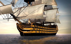 HMS VICTORY PRO 3D model