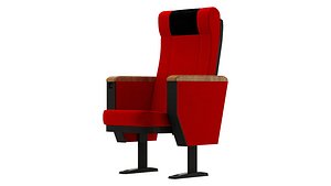 W604 Theater Auditorium Chair With Writing