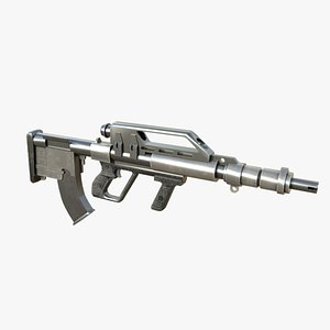 3D M64C II 3D Low Poly-Game Ready Gun Model -007 model