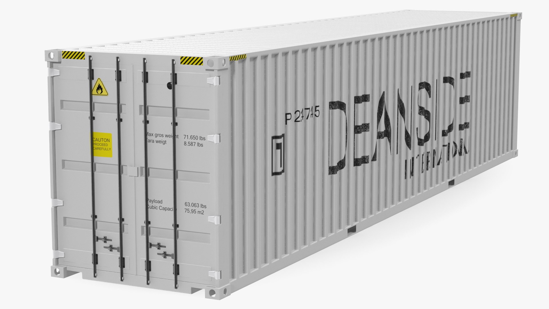 Cargo Shipping Container 40FT White model https://p.turbosquid.com/ts-thumb/SB/m9h2ge/Sy/cargoshippingcontainer40ftwhite3dsmodel013/jpg/1695330413/1920x1080/fit_q87/e659c57dbfb410e6abdd4fda6b82ac22879ab11d/cargoshippingcontainer40ftwhite3dsmodel013.jpg