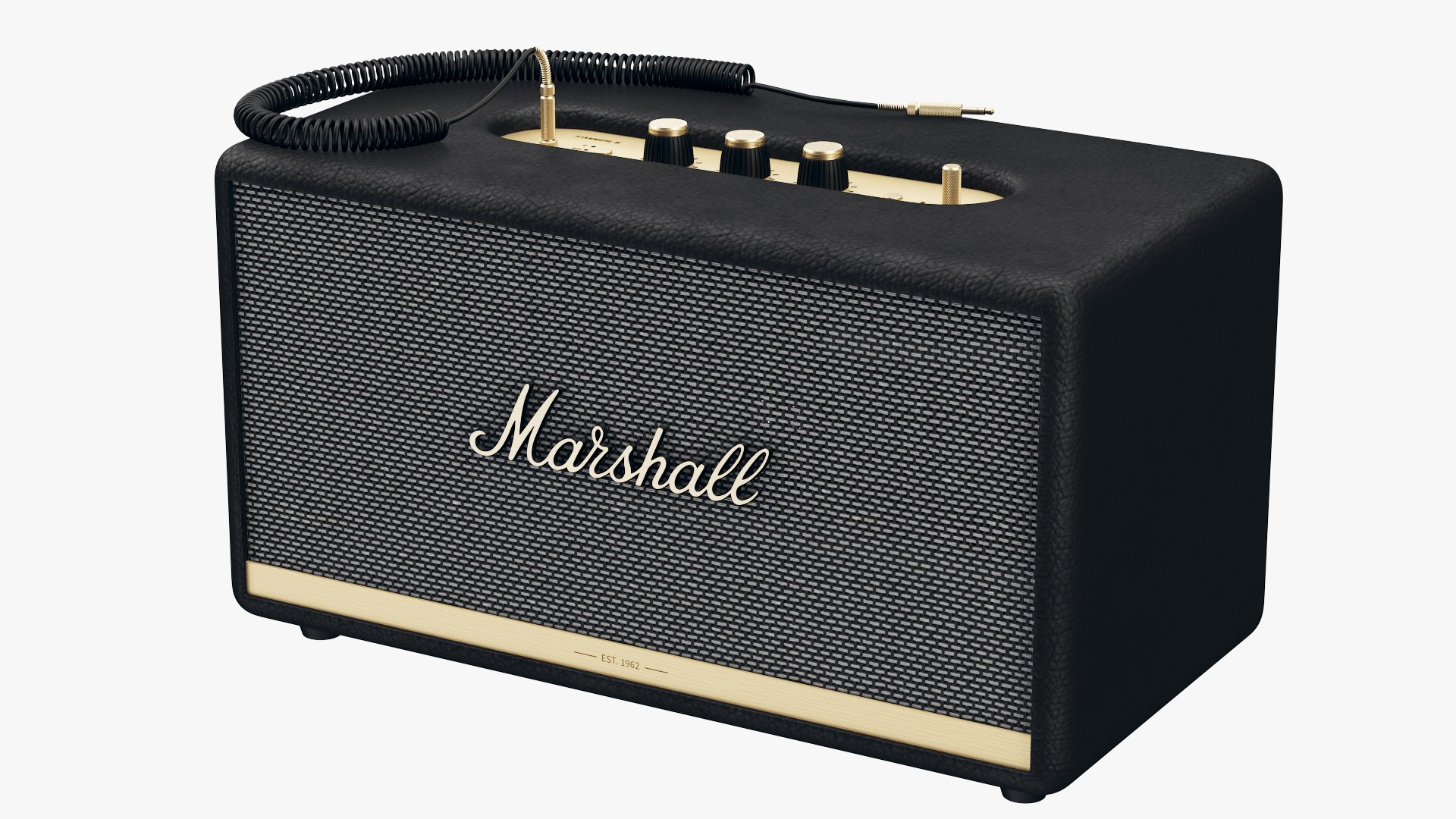 スピーカー Marshall Stanmore II Bluetooth ブラック3Dモデル