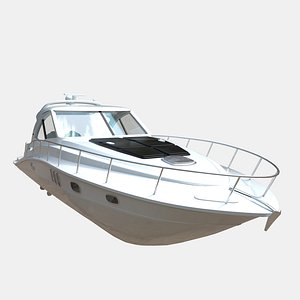 Small Yacht Motorboat model