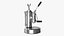 Elektra Micro Casa Leva Coffee Machine Chrome 3D model