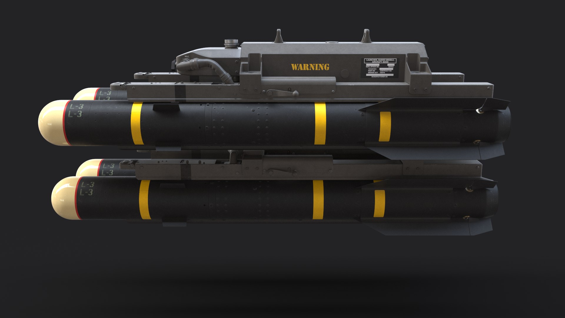 AGM-114L Hellfire with M299 Launcher 3D model https://p.turbosquid.com/ts-thumb/SB/suqhl3/43/agm114lm299_004/png/1675115631/1920x1080/fit_q87/becfd67e4429e08648e26d809d76e8aeb116dd74/agm114lm299_004.jpg