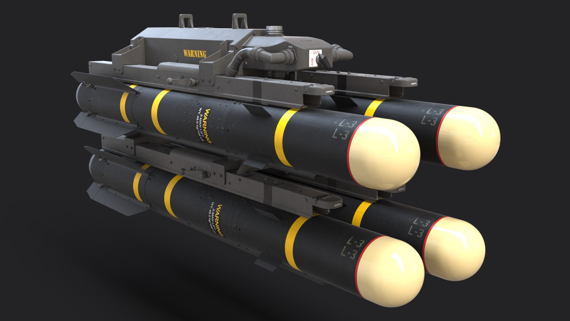 AGM-114L Hellfire with M299 Launcher 3D model https://p.turbosquid.com/ts-thumb/SB/suqhl3/Sg/agm114lm299_002/png/1675115632/1920x1080/fit_q87/5361768d8fac414d41ac58f9bbdb91982367257c/agm114lm299_002.jpg