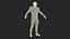 Uniform Black Man Football Player with Rugby Helmet Rigged for Maya