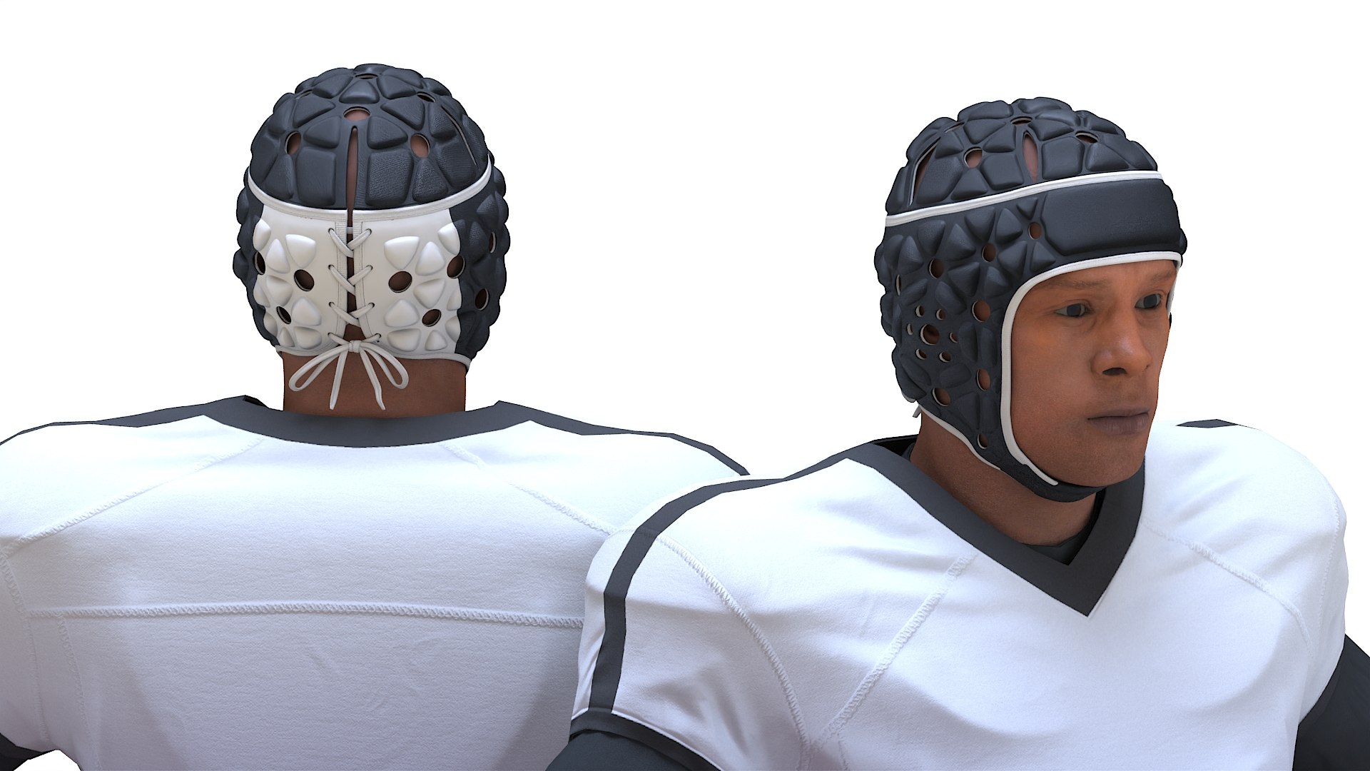 3D Uniform Black Man Football Player with Rugby Helmet Rigged for Maya https://p.turbosquid.com/ts-thumb/SB/xOC8d2/kL/uniform_black_man_football_player_with_rugby_helmet_rigged_0008/jpg/1739384130/1920x1080/fit_q87/4eb1effc4eff733a017a40fe169ae174f17793fb/uniform_black_man_football_player_with_rugby_helmet_rigged_0008.jpg