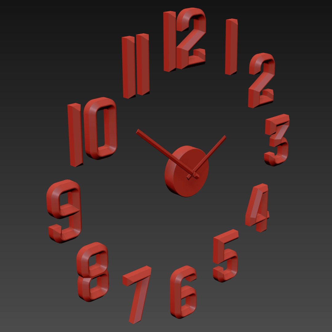 Wall Clock Set 87 3D Model - TurboSquid 1844423