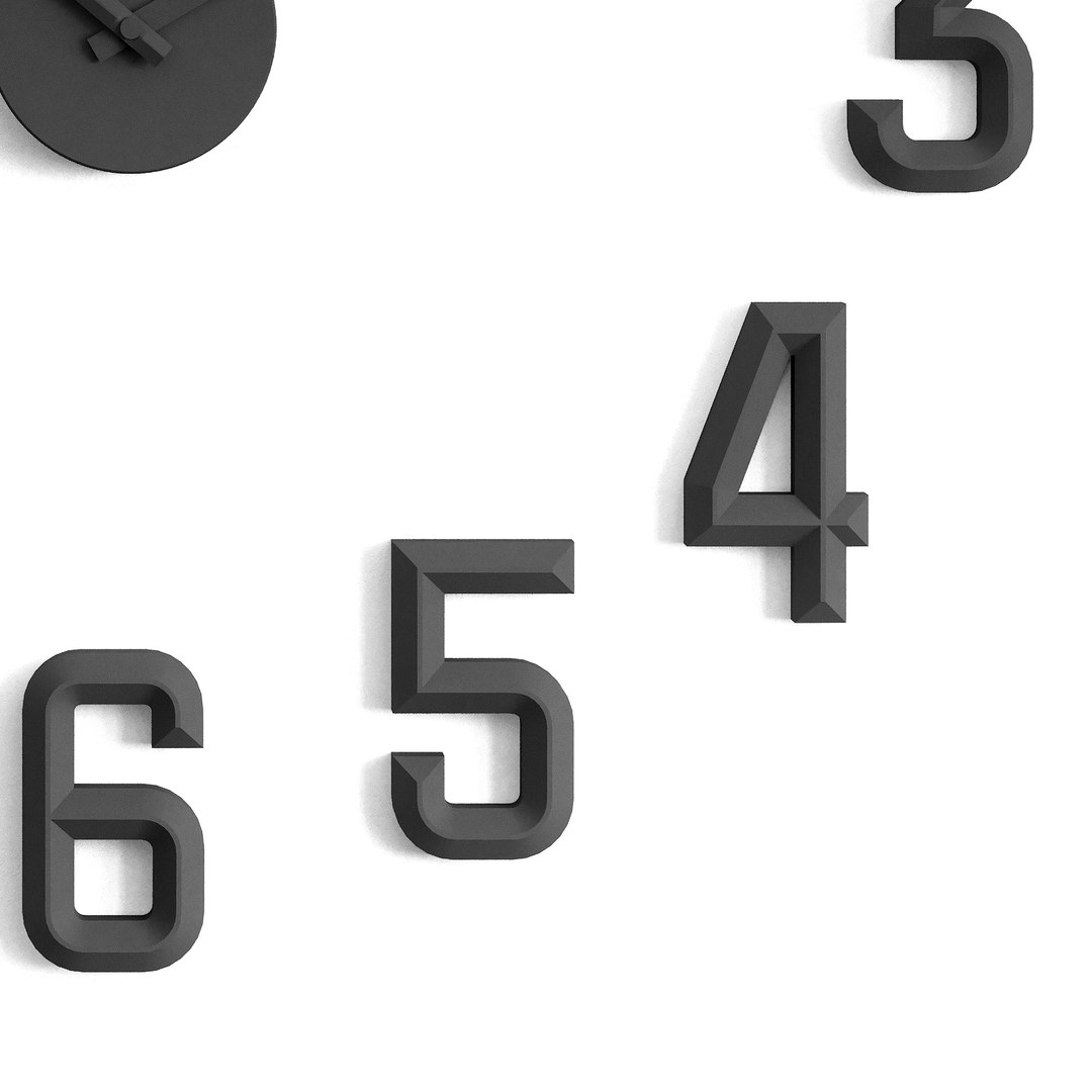 Wall Clock Set 87 3D Model - TurboSquid 1844423