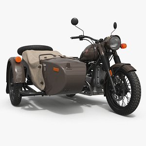 Ural M70 Sidecar Motorcycle Brown