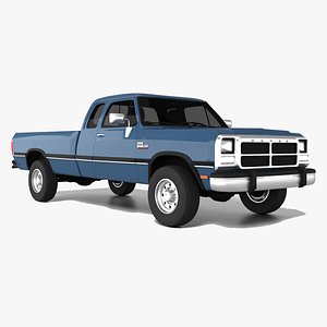 3D Dodge Ram Club Cab model
