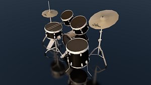 3D ludwig drum set