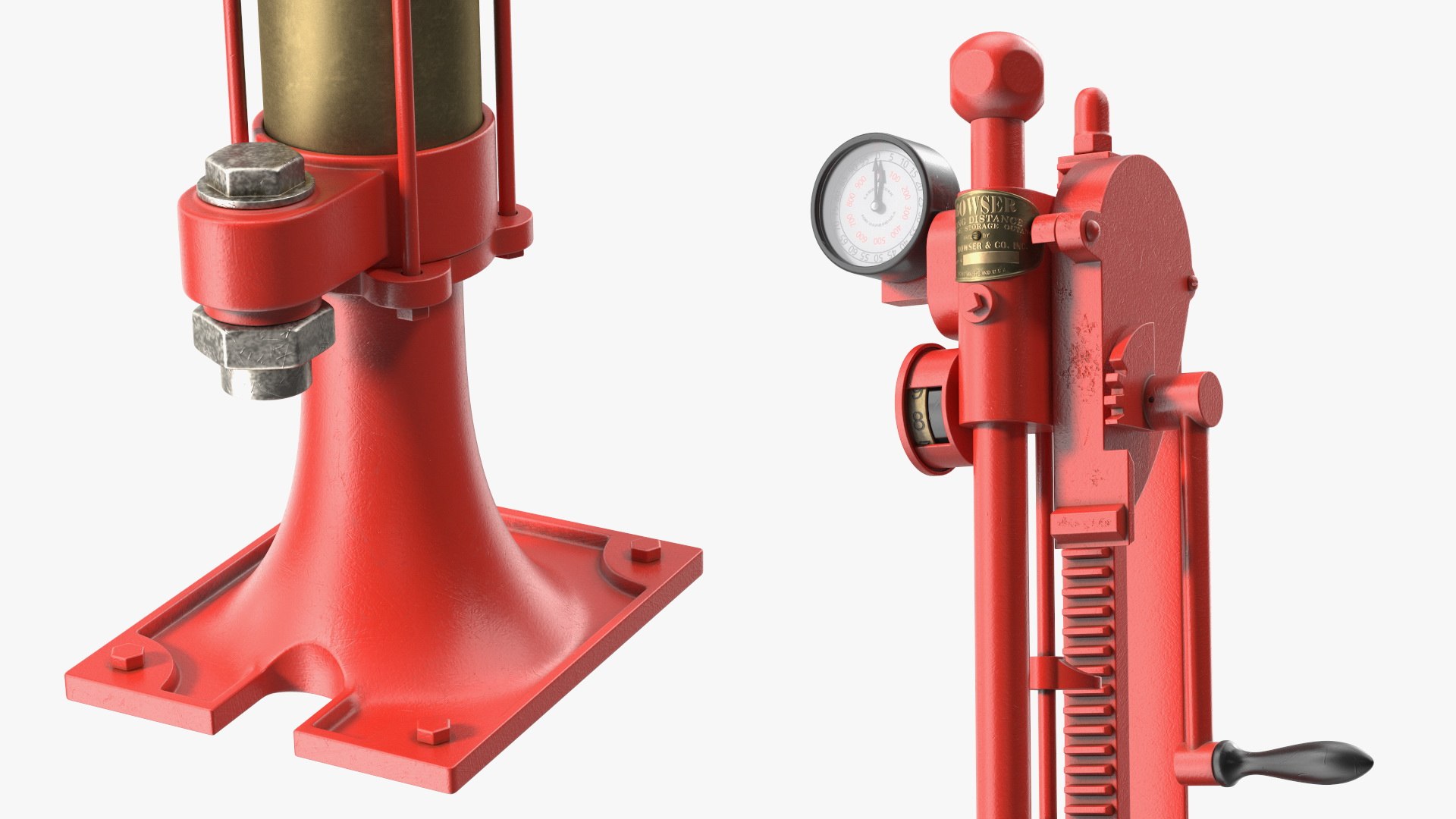 Retro Self Measuring Gas Pump Model - TurboSquid 2193896
