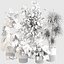 Conjunto de plantas de interior 0113