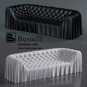 Bohemian sofa for living room by Busnelli factory