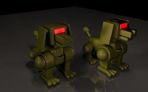 cinema4d dog robo