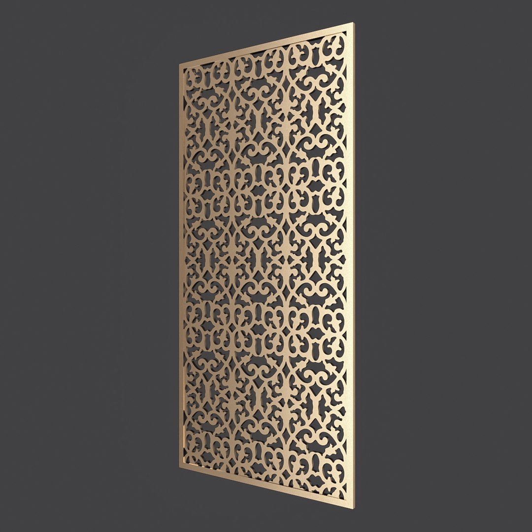 Decorative Panel 3D Model - TurboSquid 1543794