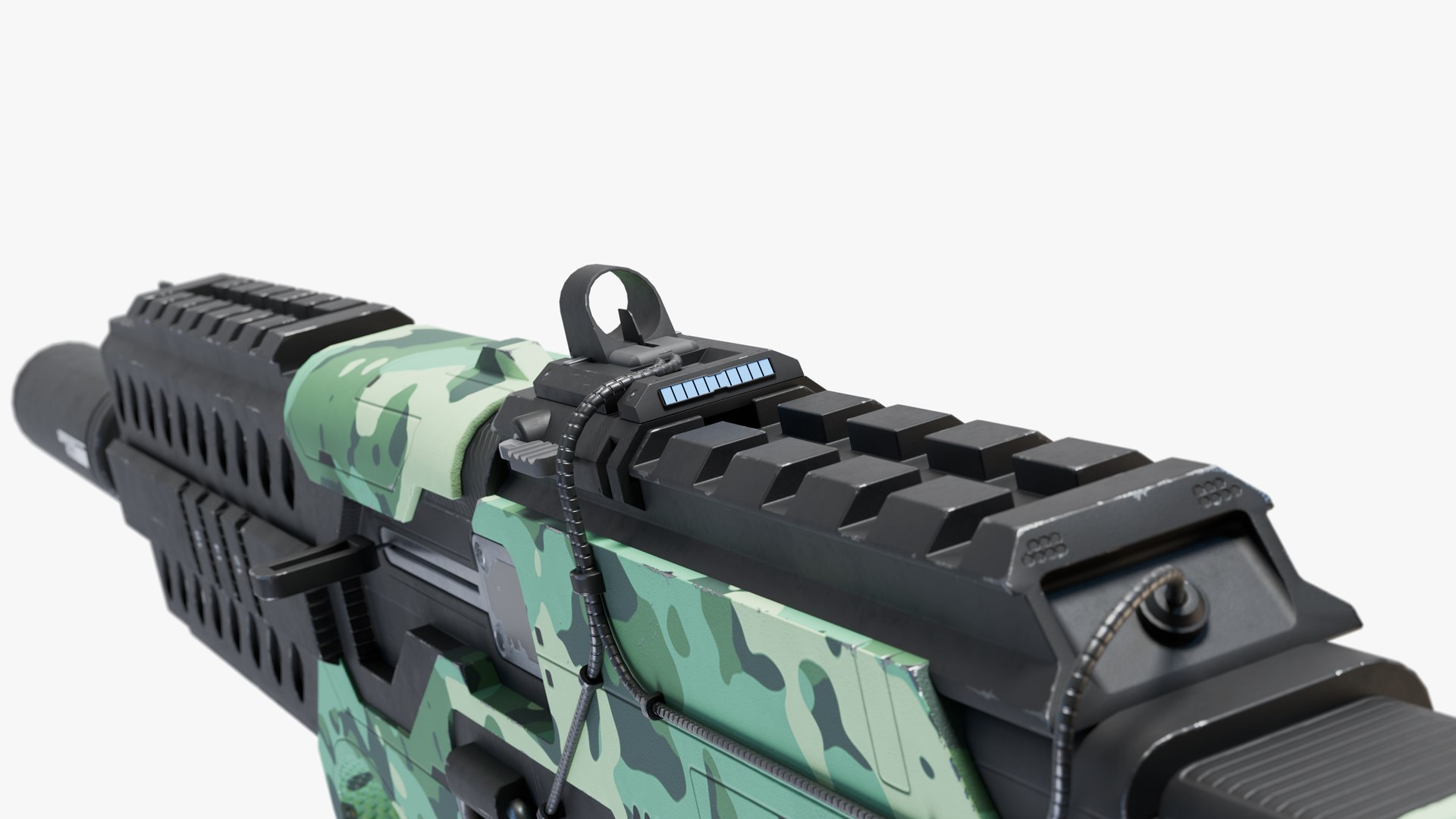 3D Futuristic Assault Rifle - TurboSquid 2390740