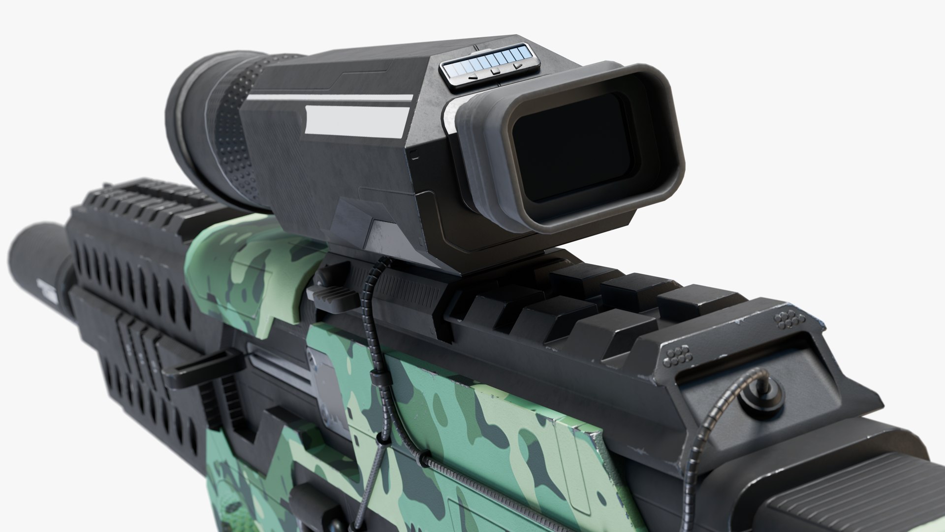 3D Futuristic Assault Rifle - TurboSquid 2390740