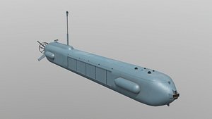 3D orca xluuvs submersible model
