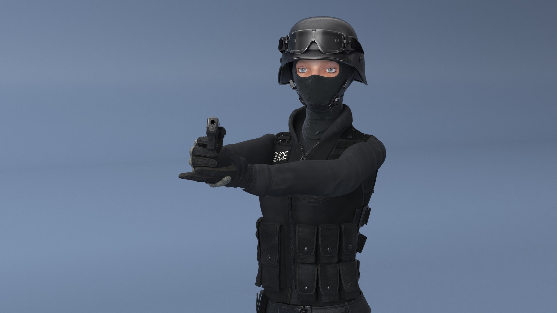 3D Tactical Police Officer Woman with Handgun Rigged for Cinema 4D model https://p.turbosquid.com/ts-thumb/SC/E1aGIw/67/tacticalpoliceofficerwomanwithhandgunriggedformaya3dsmodel012/jpg/1715125219/1920x1080/fit_q87/94228c22549ece4ef4102f22afdc1cfe2892b159/tacticalpoliceofficerwomanwithhandgunriggedformaya3dsmodel012.jpg