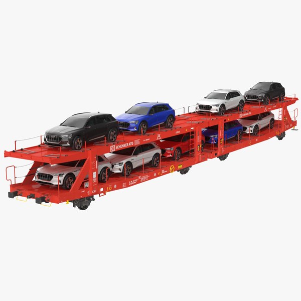 Laaers 560 Car Transporter with Audi E Tron model
