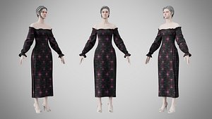 Dress 13 Light Burst Static