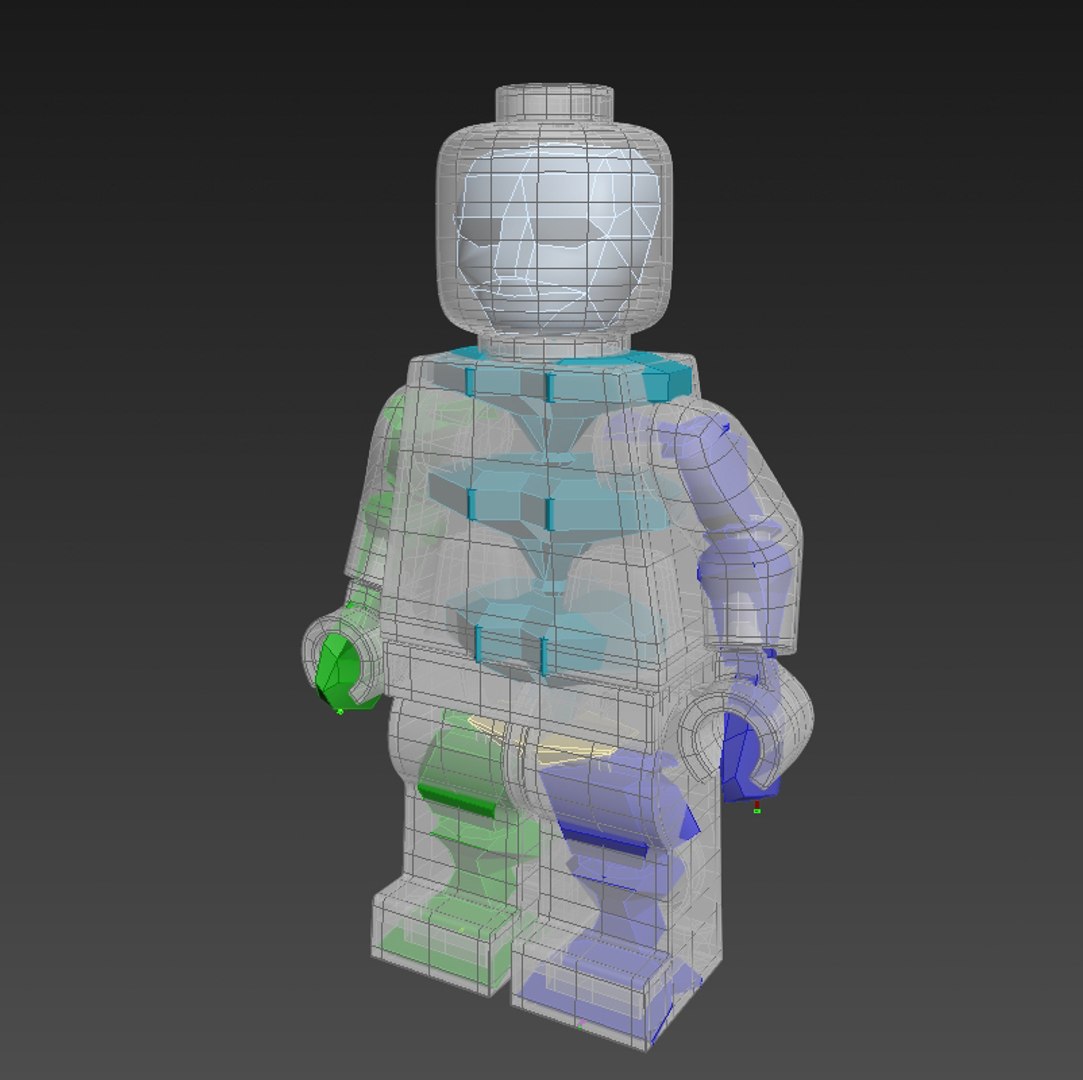 Lego Minifigure Rigged Max