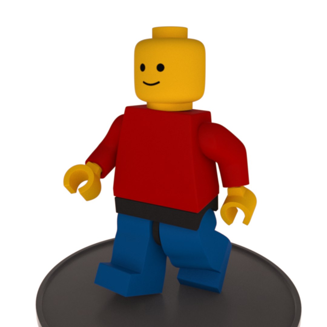 Lego Minifigure Rigged Max