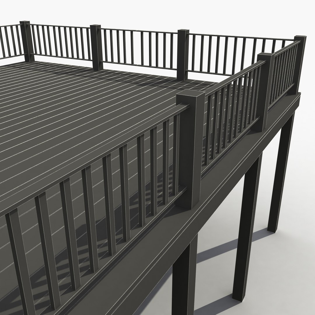 Terrace Modeled 3d Model